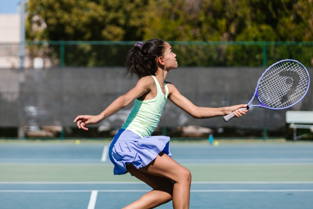 young tennis player