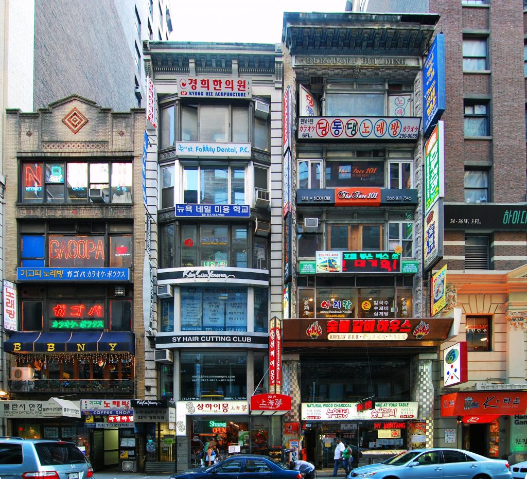 ethnic enclaves: koreatown