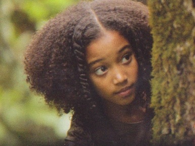 stenberg as rue in the hunger games