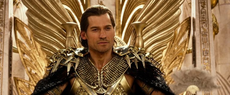 Gods of Egypt (2016) film represents diverse opportunities in media with Nikolaj Coster-Waldau as Horus.
